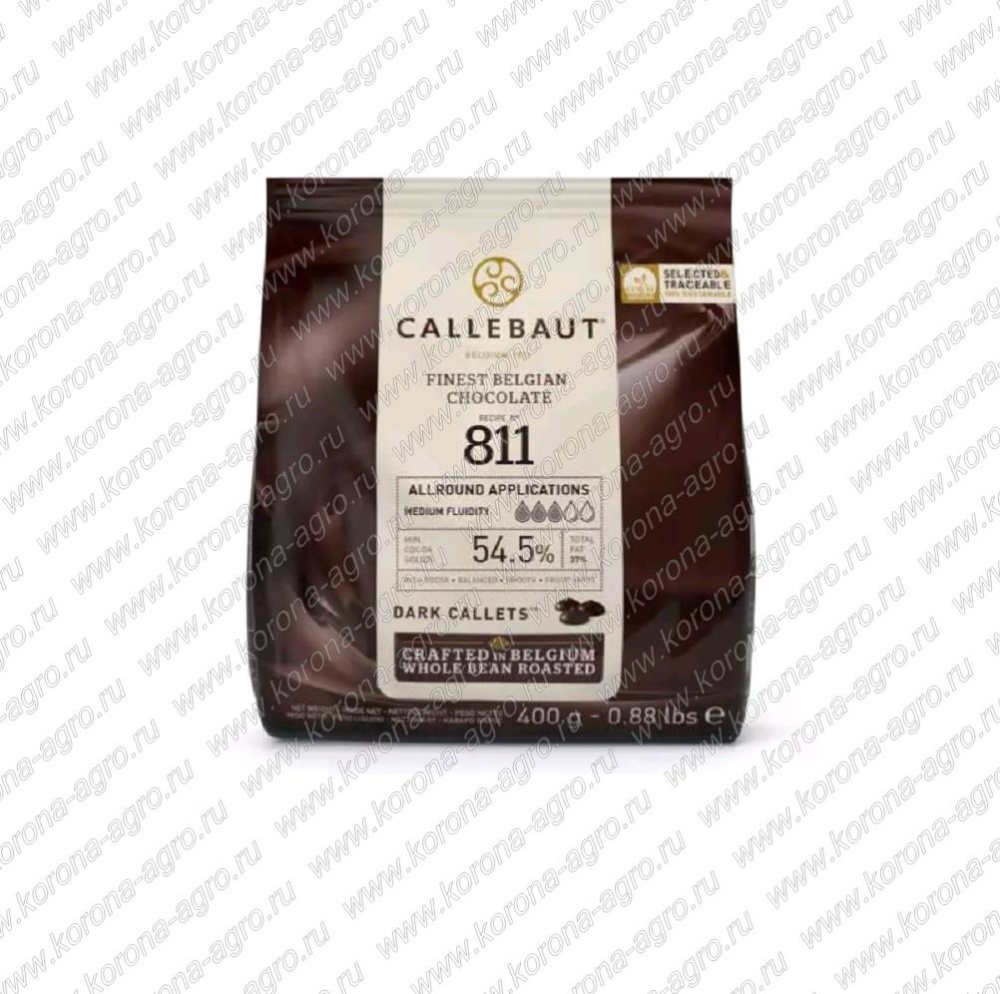 картинка Шоколад Темный Callebaut 54,5% 0,4кг от компании Корона-агро
