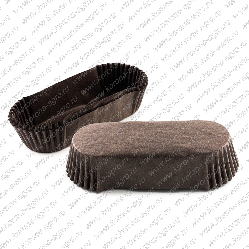 картинка Капсулы овальные коричневые OV5-50 105*40 мм, 1000 шт для кондитеров и пекарей от магазина Корона-Агро