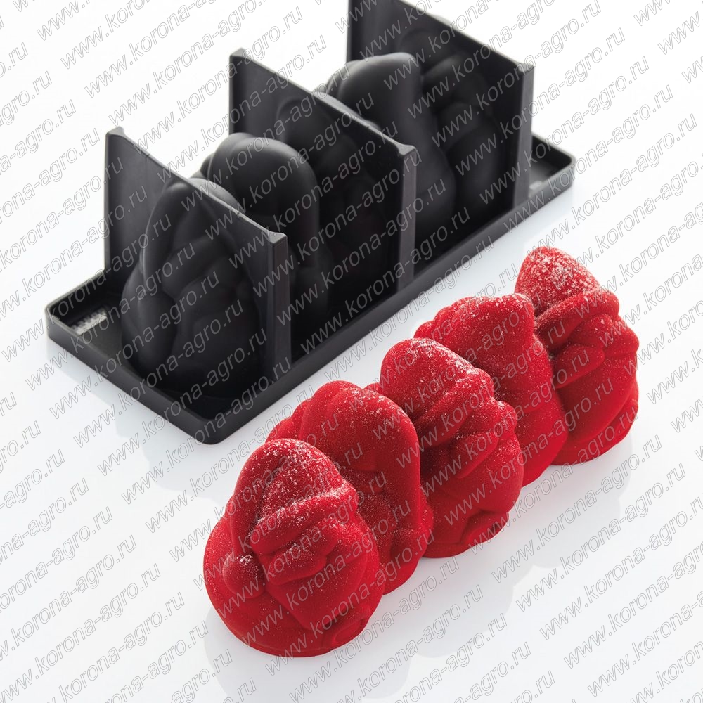 картинка Форма силиконовая объемная 3D САНТА для кондитеров и пекарей от магазина Корона-Агро