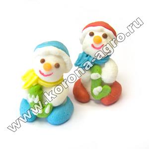 картинка Сахарные фигурки "Снеговичок" для кондитеров и пекарей  от магазина Корона агро