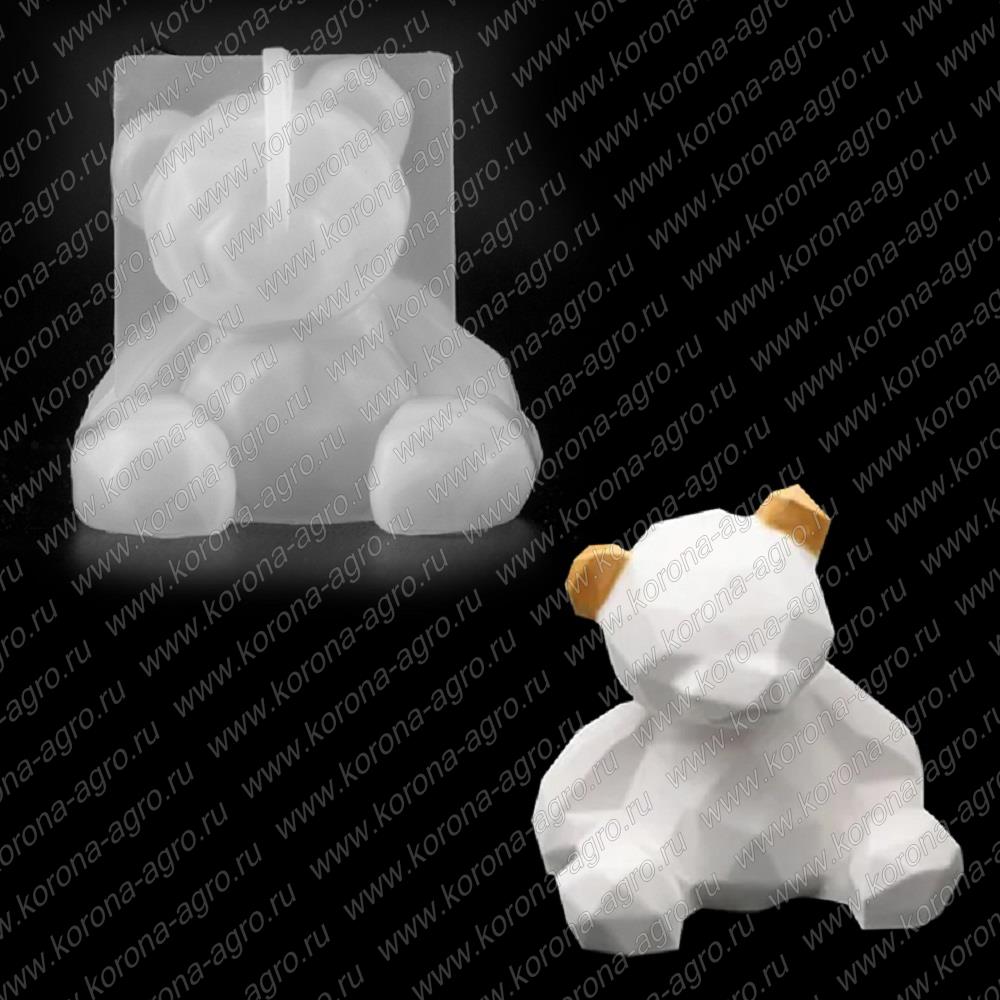 картинка Силиконовый молд «Медвежонок» 3D, 6,7*6,7 см для кондитеров и пекарей от магазина Корона агро