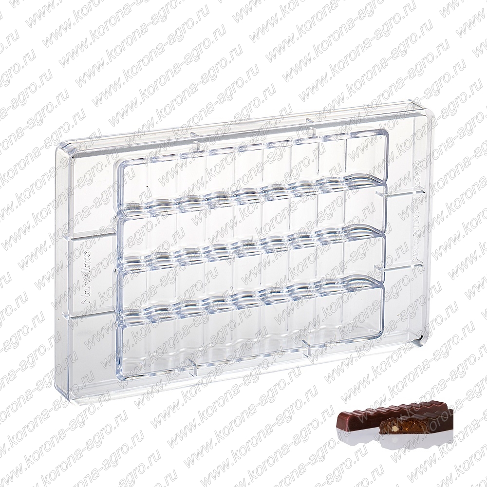 картинка Форма для шоколадных плиток ВОЛНЫ для кондитеров и пекарей от магазина Корона-Агро