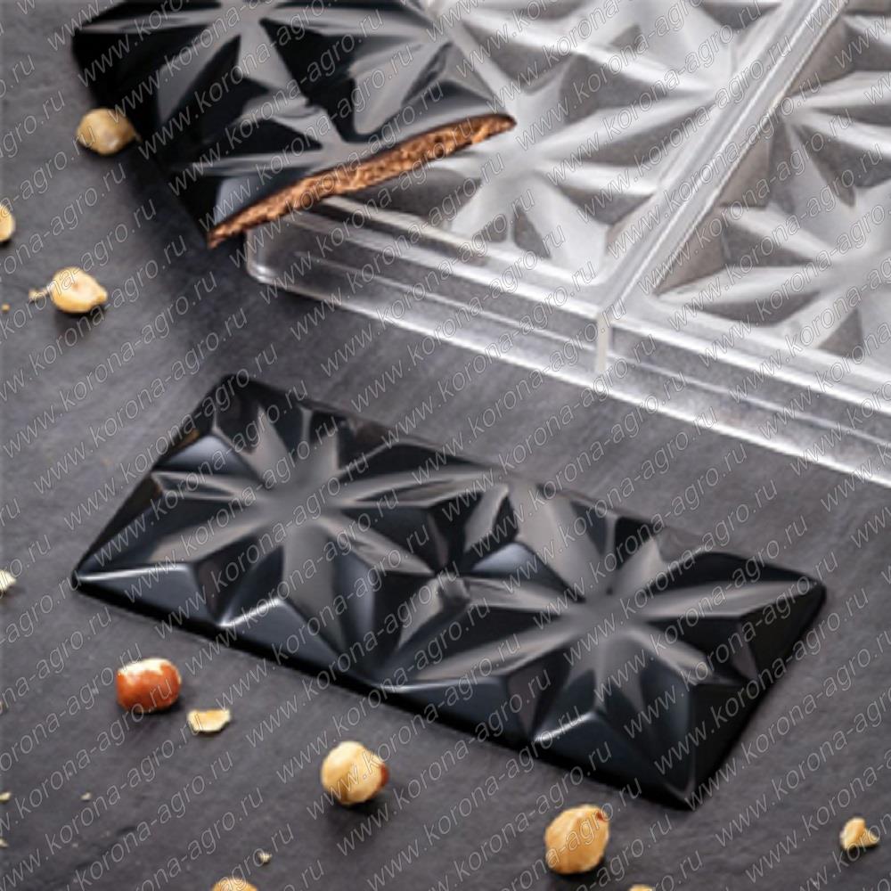 картинка Форма для шоколадных плиток ЭДЕЛЬВЕЙС для кондитеров и пекарей от магазина Корона-Агро