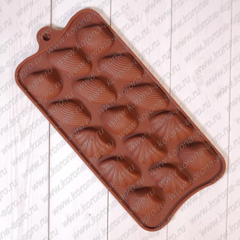 картинка Форма силиконовая "Ракушки"  для кондитеров и пекарей от магазина Корона-Агро