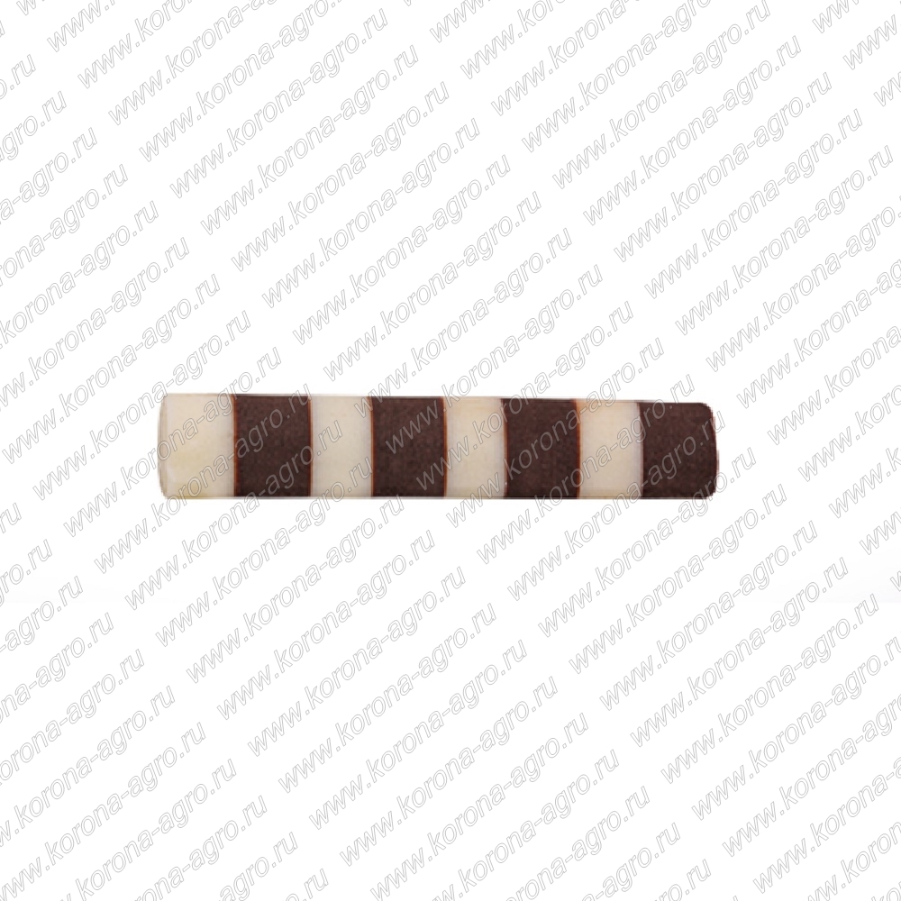 картинка Украшение шоколадное ТРУБОЧКА РОЛЛ черно-белая (короб 1.5 кг.) для кондитеров и пекарей  от магазина Корона агро
