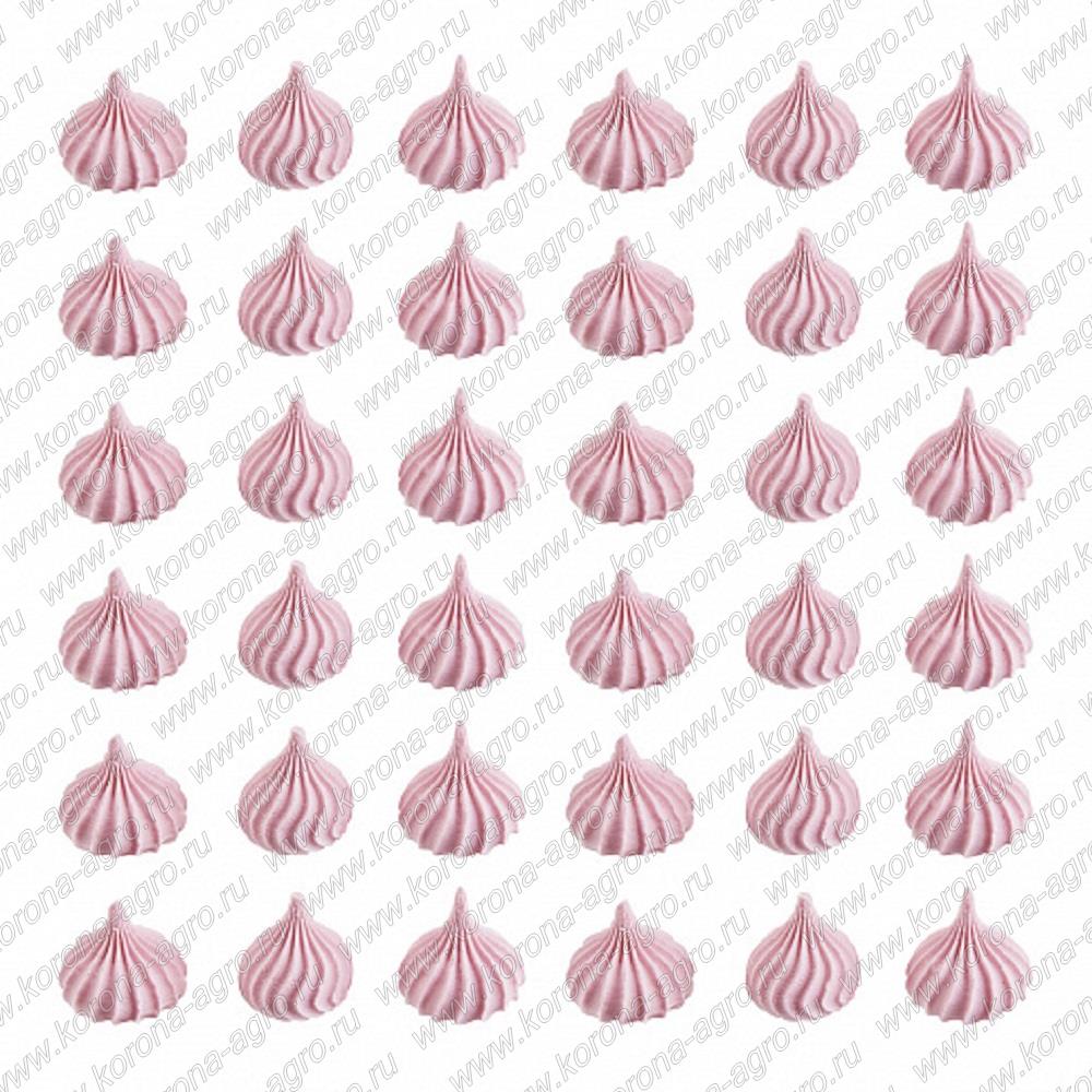 картинка Сахарные фигурки "Безе рифленые розовые" 650 г для кондитеров и пекарей  от магазина Корона агро