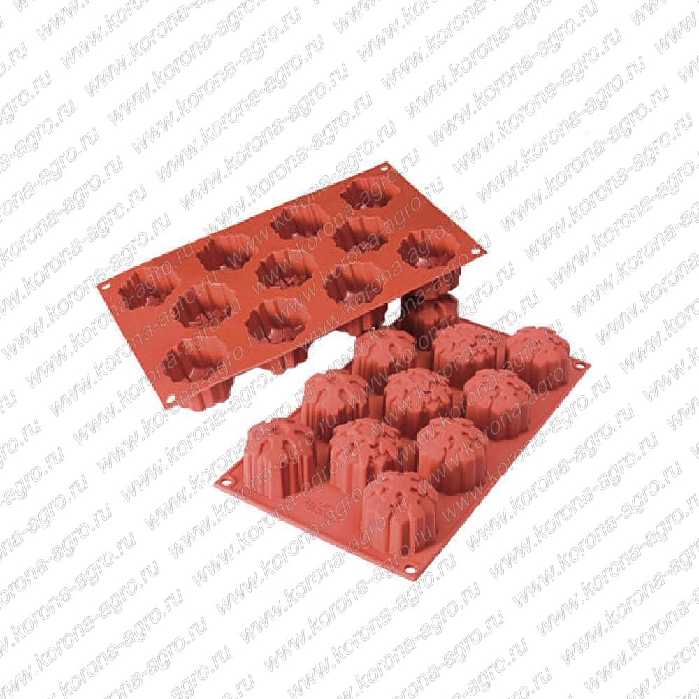 картинка Форма силиконовая Силиконфлекс SF115 "Снежинки" для кондитеров и пекарей от магазина Корона-Агро