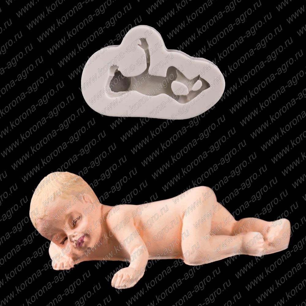 картинка Молд силиконовый "Малыш лежит"  для кондитеров и пекарей от магазина Корона агро