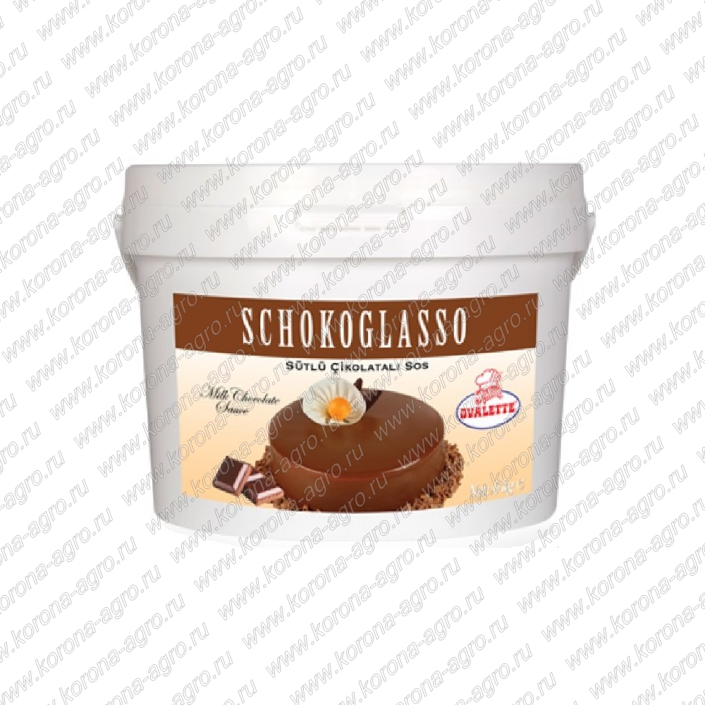 картинка Глазурь пастообразная ШОКОГЛАССО молочный шоколад (6кг) от компании Корона-агро