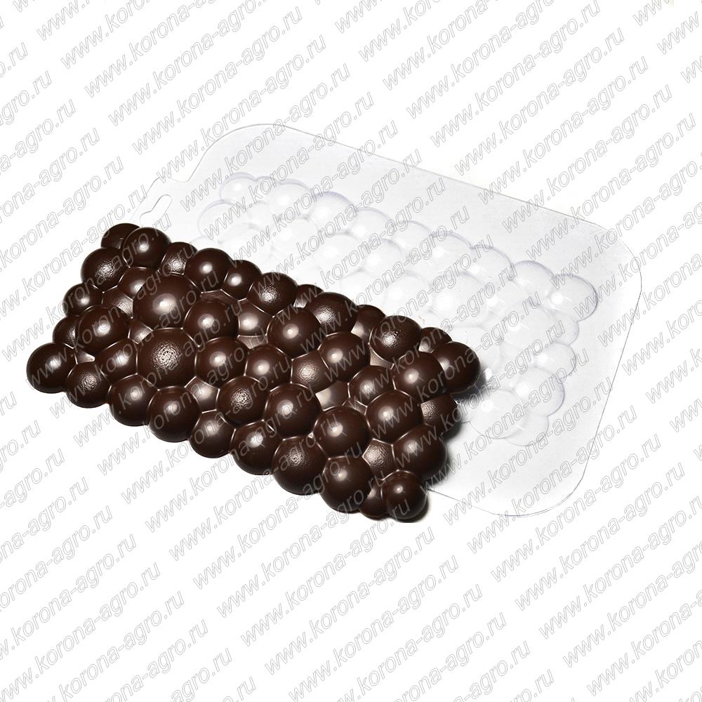картинка Форма пластиковая "Плитка Пузырьки" для кондитеров и пекарей от магазина Корона-Агро