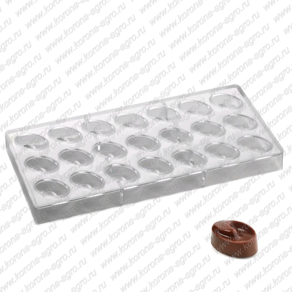 картинка Форма поликарбонатная  для конфет ПРАЛИНЕ PC44FR для кондитеров и пекарей от магазина Корона-Агро