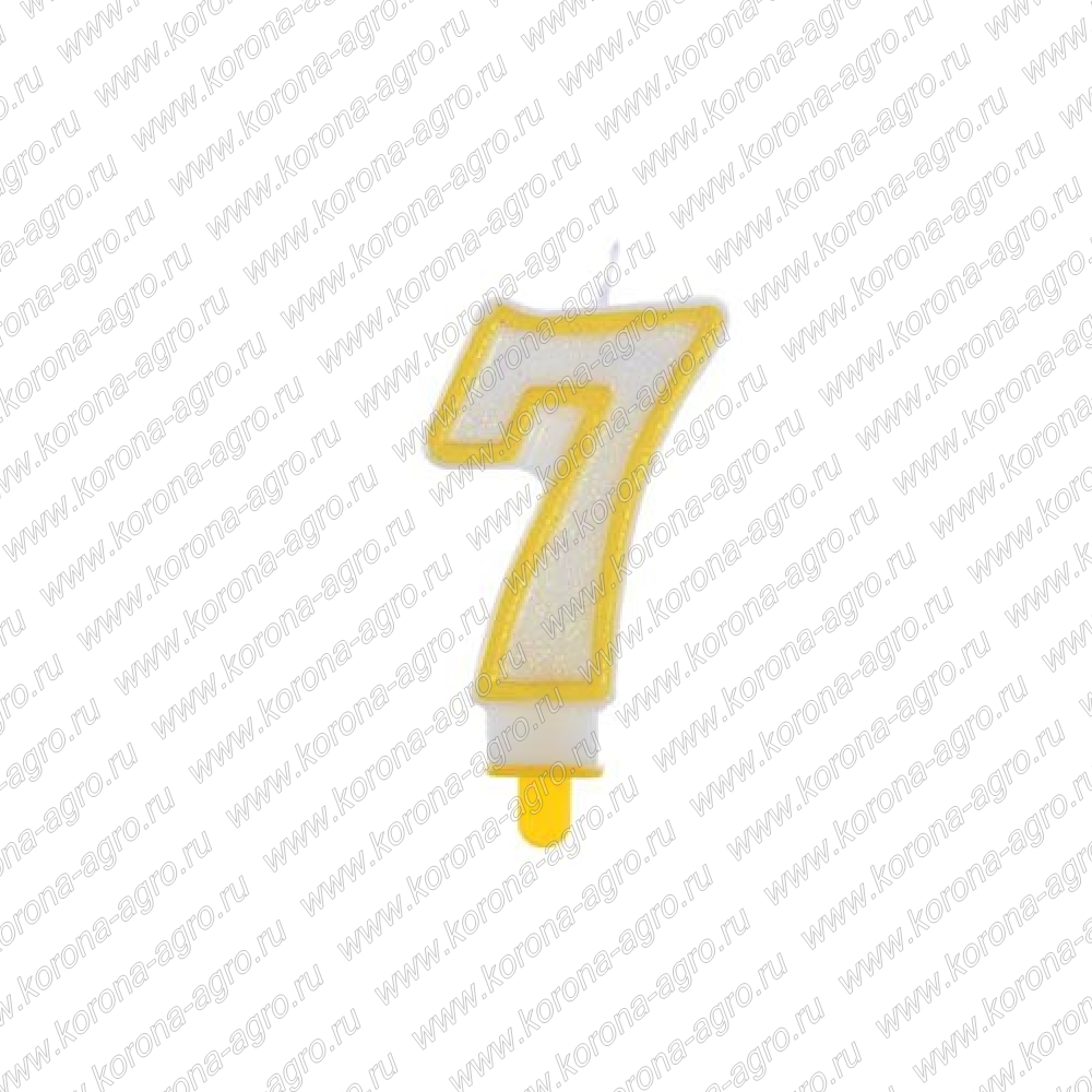 картинка Свечи/цифры "7" (24шт) для кондитеров и пекарей  от магазина Корона агро
