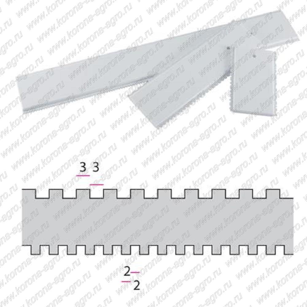 картинка Скребок пластиковый с зубчиками PDS 1/2 для кондитеров и пекарей от магазина Корона агро