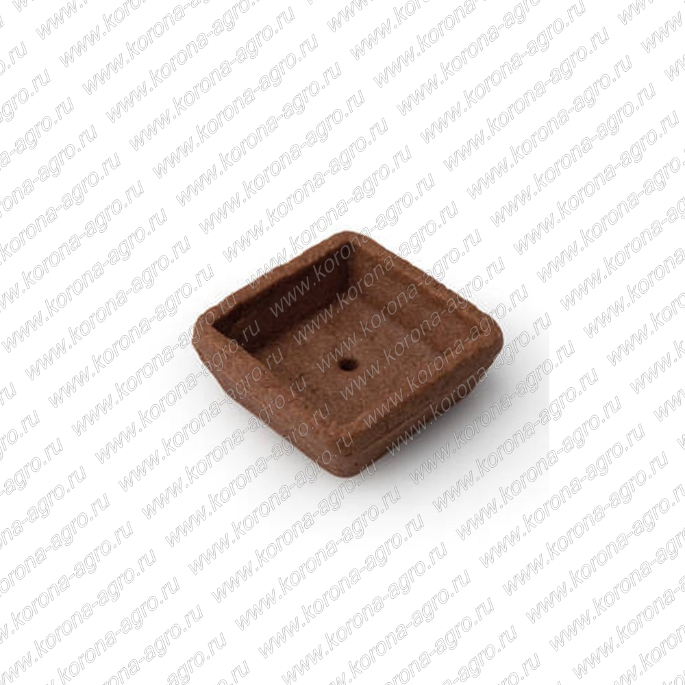 картинка Тарталетка квадратная МОДЕРН 45х45 мм какао (короб 168 шт.) от компании Корона-агро