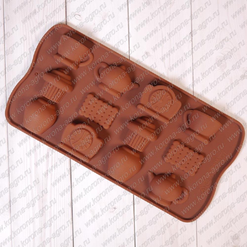 картинка Форма силиконовая "Чаепитие"  для кондитеров и пекарей от магазина Корона-Агро