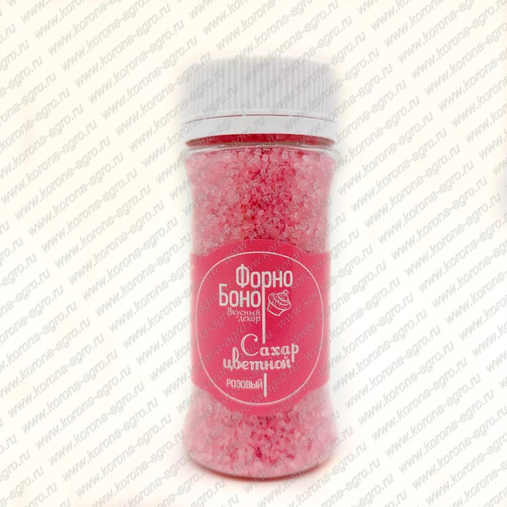 Посыпка сахарная "Форно боно" Сахар розовый (65г)