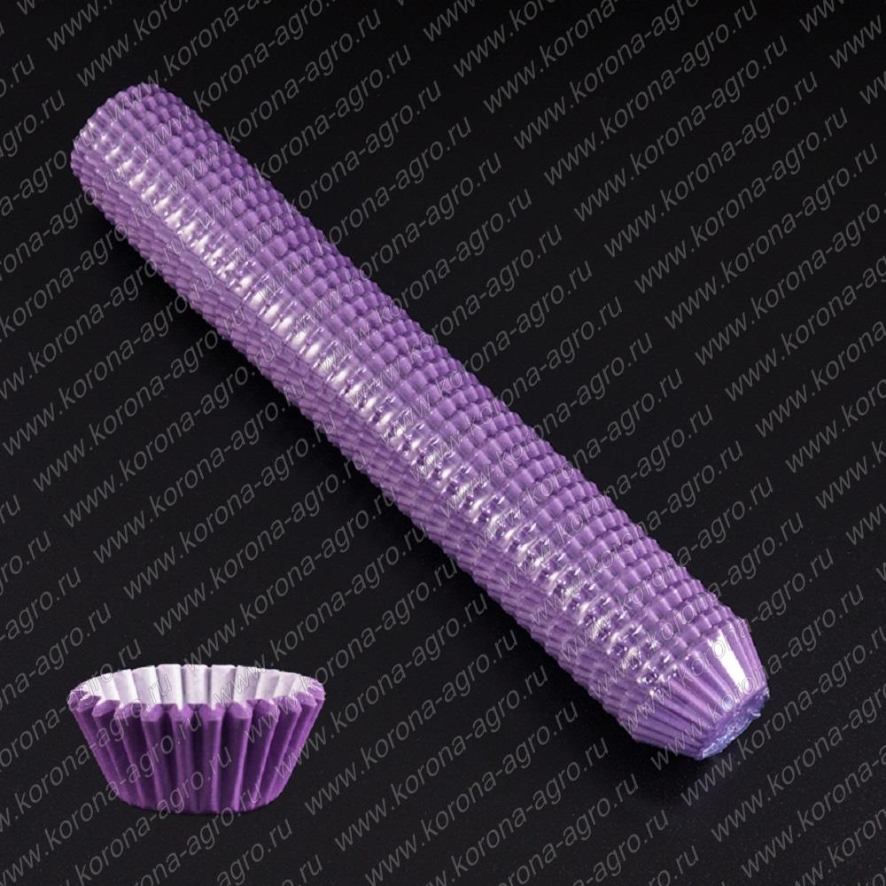 картинка Капсулы бумажные для конфет Фиолетовые 35*23 мм для кондитеров и пекарей от магазина Корона-Агро