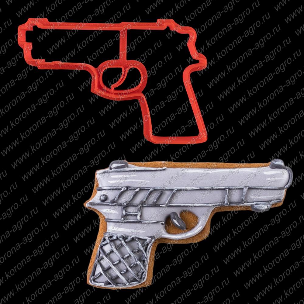 картинка Вырубка пластиковая "Пистолет" для кондитеров и пекарей от магазина Корона агро